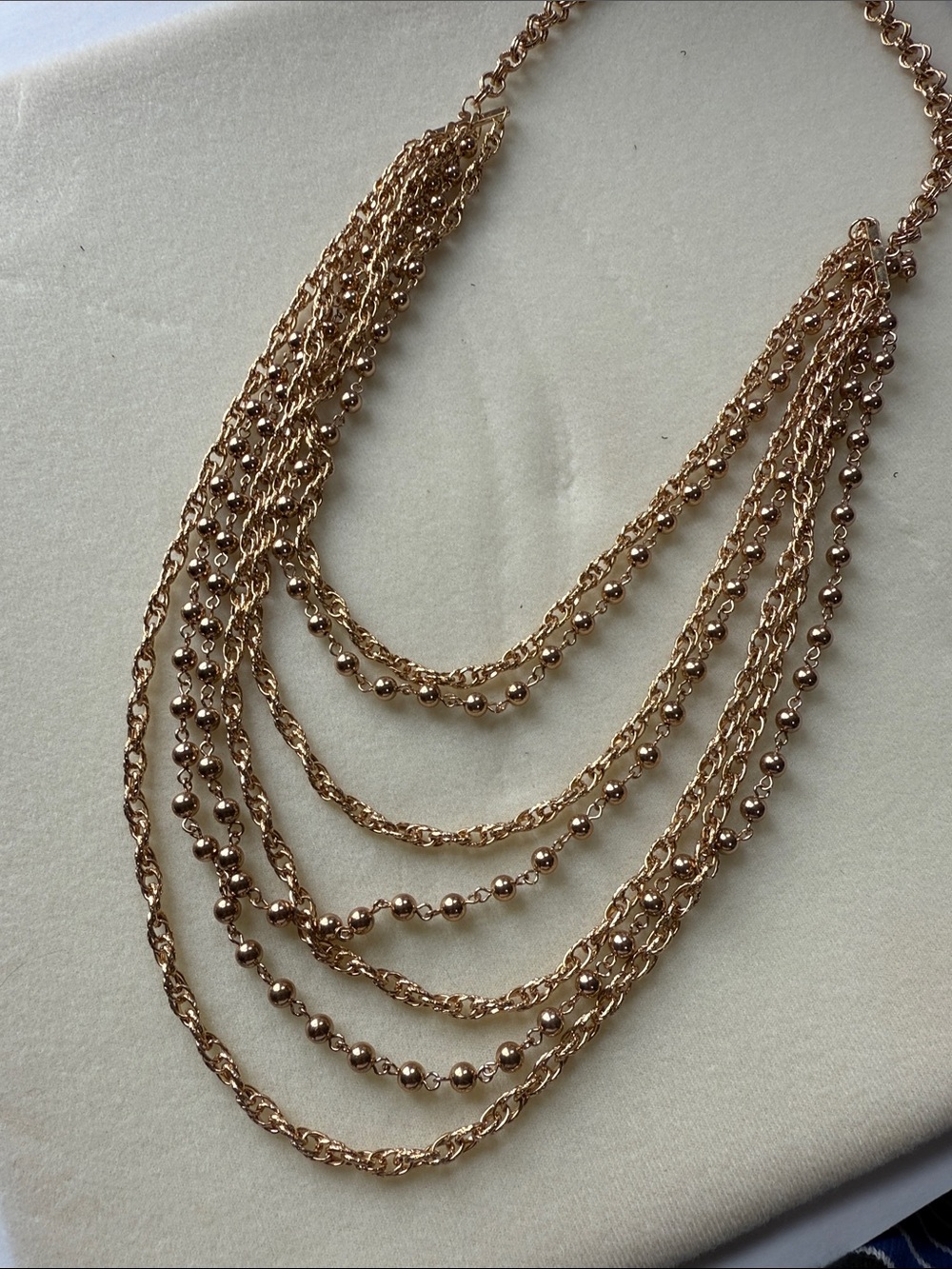 Layered Gold Multi-Chain Necklace